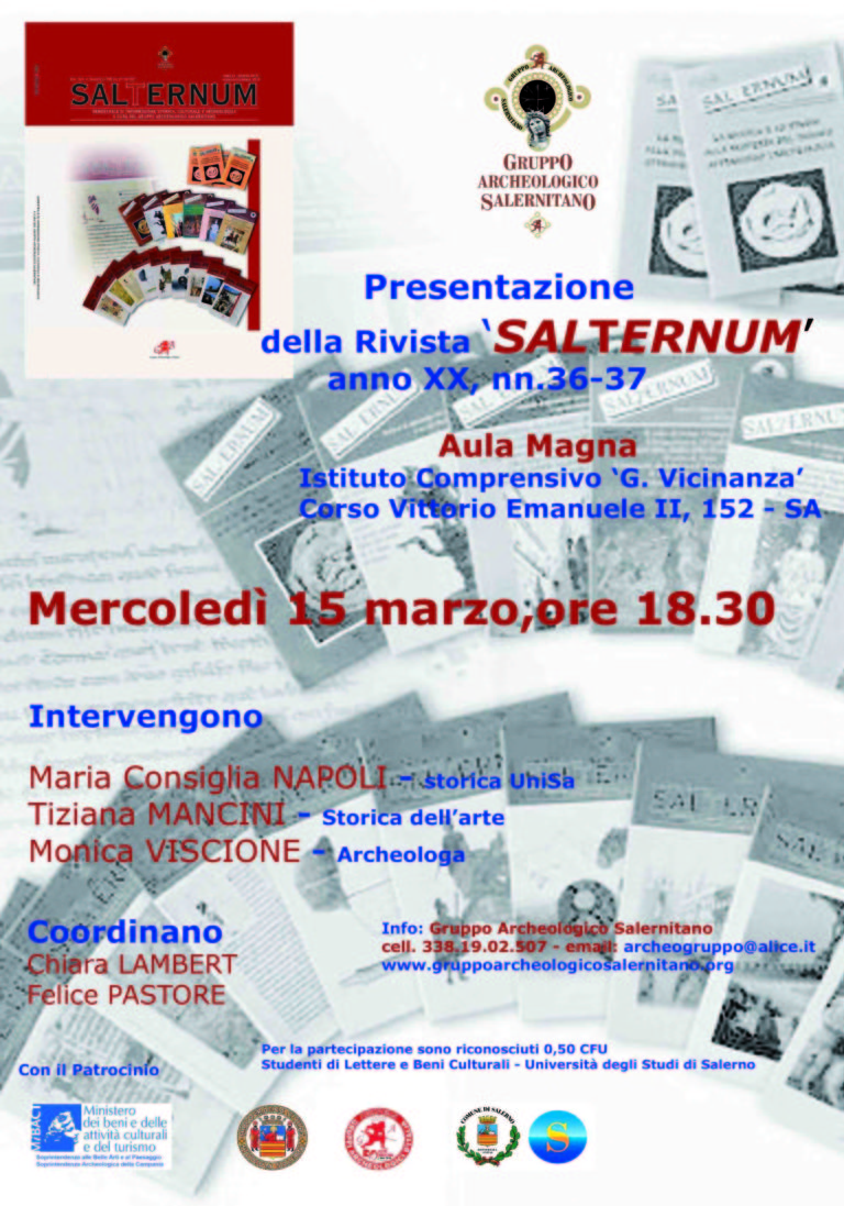 poster ridotto Presentazione Salternum anno XX ridotta